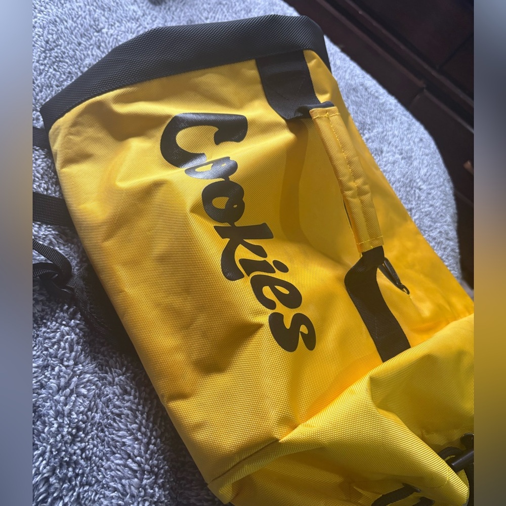 Yellow Men's Cookies Duffle Bag